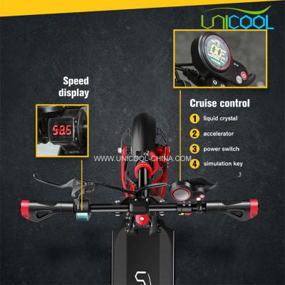 Unicool scooters eléctricos para adultos para adultos scooters eléctricos escooter zero 9 52v scooter eléctrico puede instalar el asiento